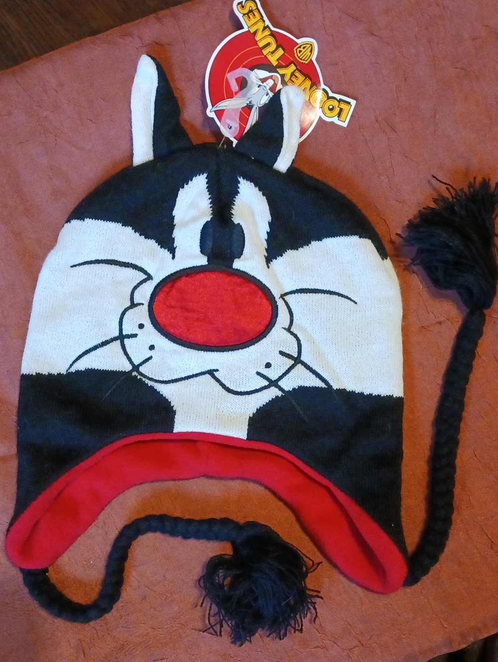 Warner Bros Looney Tunes Sylvester The Cat Winter Hat/Beanie NWT